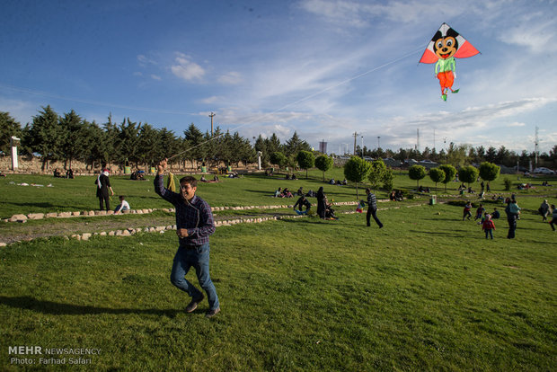 Kite festival in Qazvin