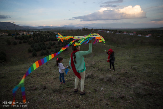 Kite festival in Qazvin