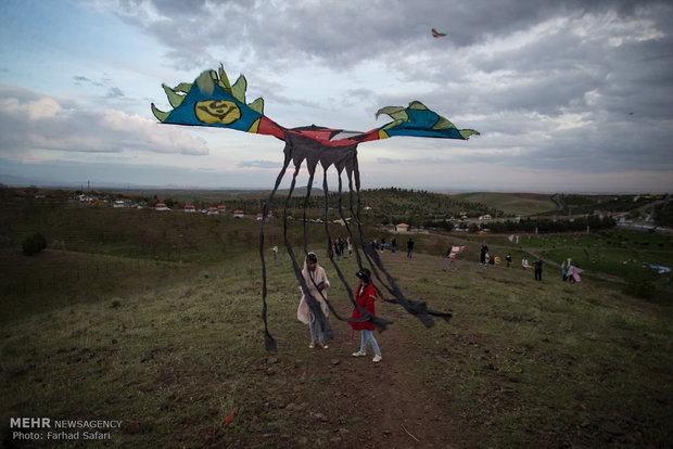 Kite festival in Qazvin