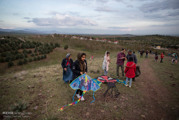 Kite festival in Qazvin