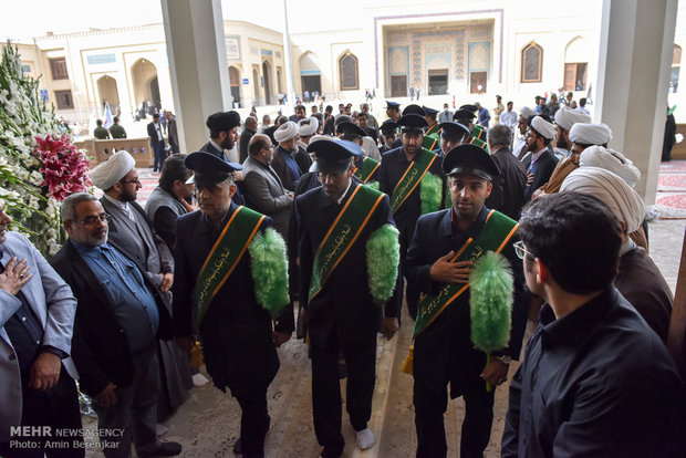 مراسم یادبود مرحوم آیت الله ایمانی در شیراز