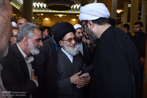مراسم یادبود مرحوم آیت الله ایمانی در شیراز
