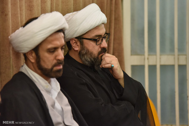 مراسم هفتمین روز درگذشت آیت الله ایمانی در شیراز