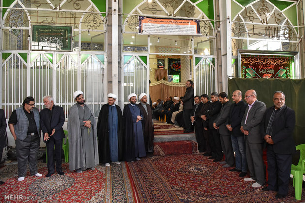 مراسم هفتمین روز درگذشت آیت الله ایمانی در شیراز