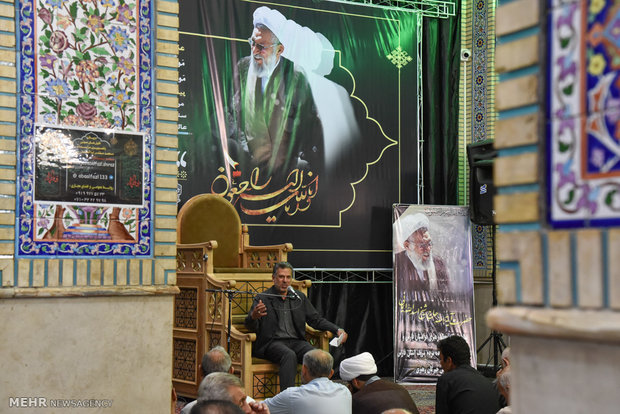 مراسم هفتمین روز درگذشت آیت الله ایمانی در شیراز