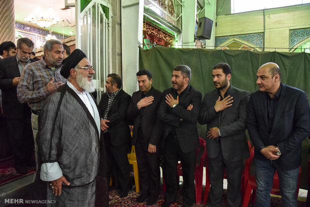 مراسم هفتمین روز درگذشت آیت الله ایمانی در شیراز