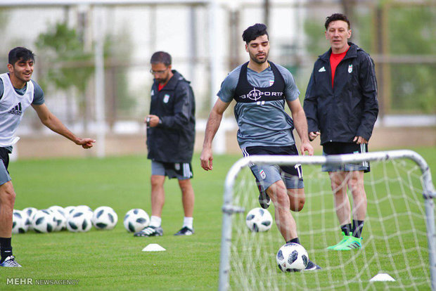 تدريبات المنتخب الوطني الإيراني لكرة القدم