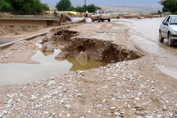 سیل ۶۴ میلیارد ریال به راه های خراسان شمالی خسارت زد