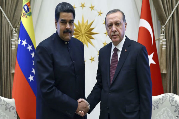 اردوغان از مادورو قاطعانه اعلام حمایت کرد
