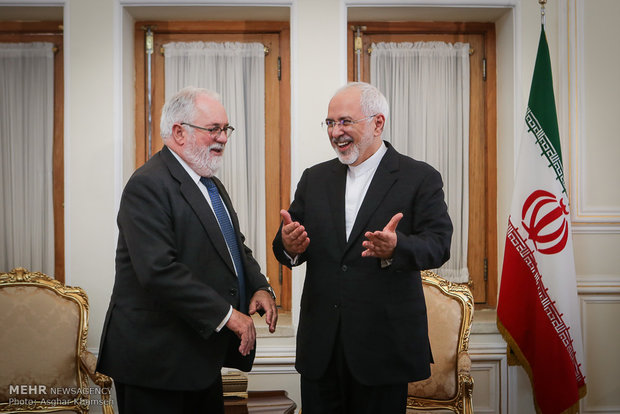 FM Zarif receives EU energy commissioner