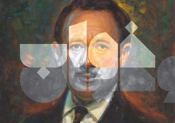 A poster for the Petgars’ exhibition “Dreams and Fantasies” at Tehran’s Salam Gallery
