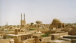 A view of Yazd, a UNESCO-registered city in central Iran  