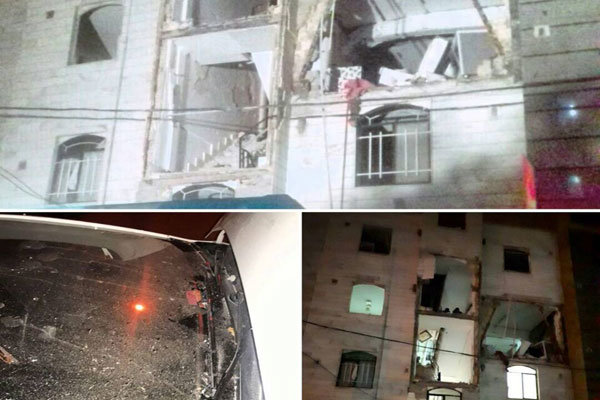 انفجار گاز در شهرقدس یک مصدوم داشت/تخریب ساختمان ۳ طبقه