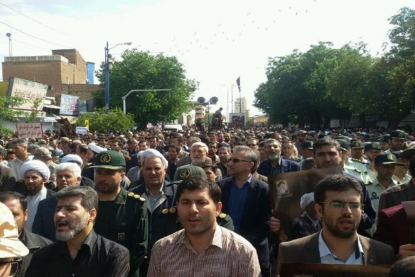 تشییع پیکر مرحوم حجت الاسلام حسنی در ارومیه