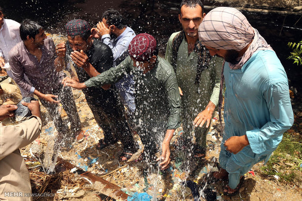 گرمای شدید در پاکستان‎