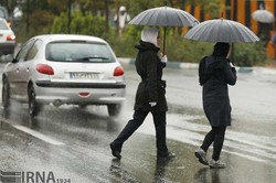A rainy day in Tehran