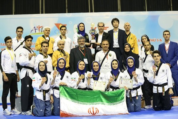 پومسه‌روهای ایران با ۱۱ مدال نایب قهرمان آسیا شدند