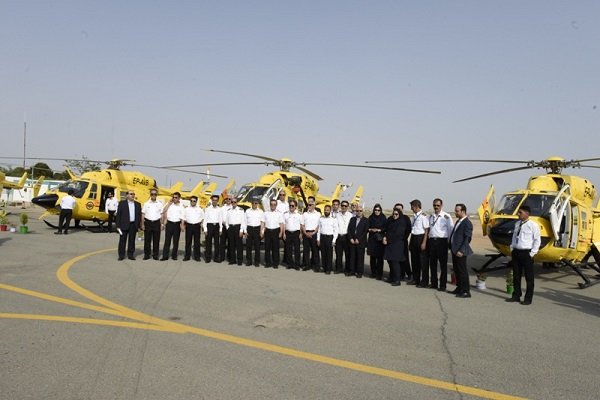 Six relief choppers unveiled in Alborz prov.