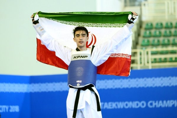 Bakhshi snatches gold at World Military Taekwondo C’ships