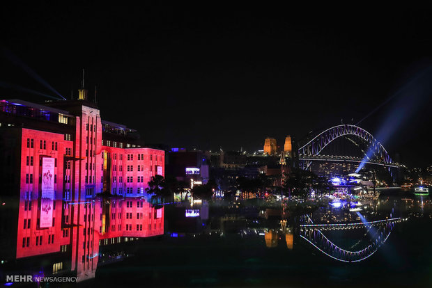 Fotoğraf: Sidney'de ışık festivali