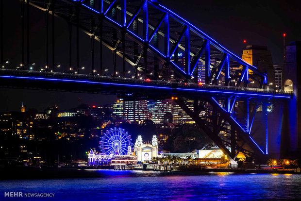 Fotoğraf: Sidney'de ışık festivali