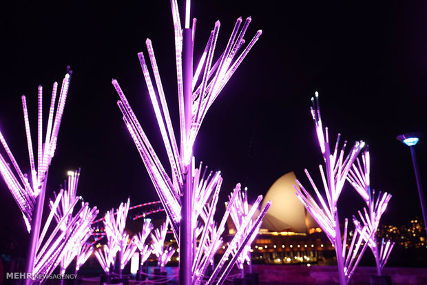 Fotoğraf: Sidney'de ışık festivali