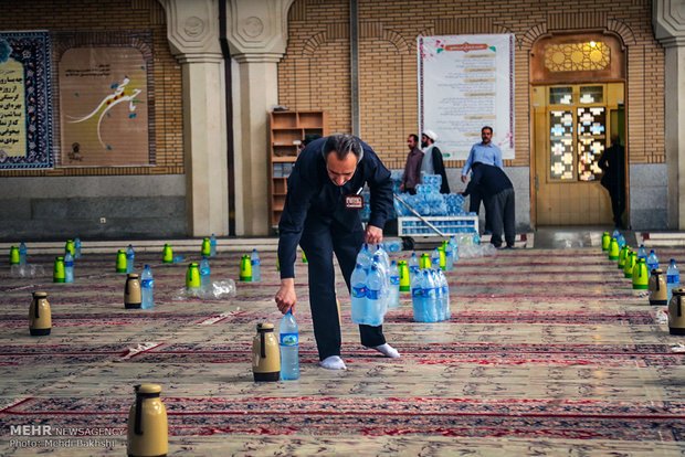 Kum kentinde büyük iftar ziyafeti