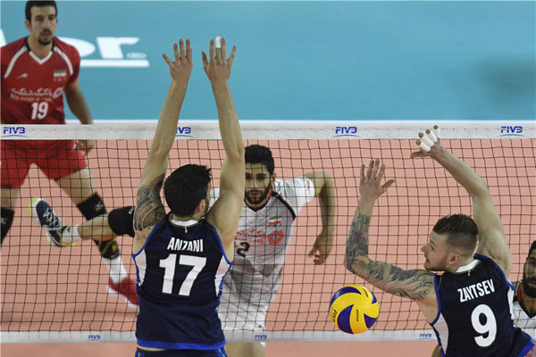 Iran beaten by Italy in VNL