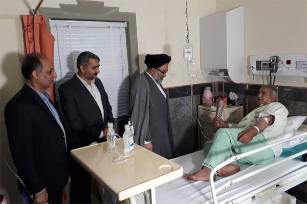 عیادت از بیماران بیمارستان 15 خرداد ورامین