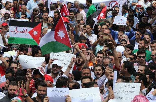 Ürdünlülerin Filistin'e destek gösterisi 6. gününde 