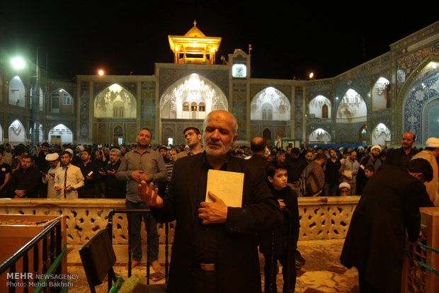 مراسم احیای شب نوزدهم ماه رمضان در قم