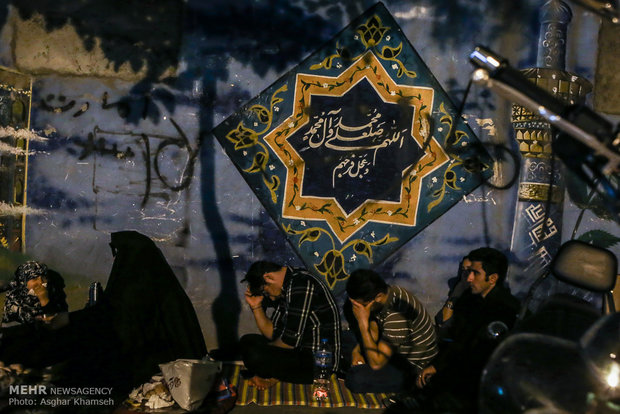 مراسم احیای شب بیست و یکم ماه مبارک رمضان در تهران -