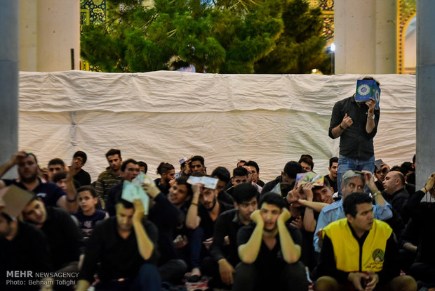مراسم احیا شب بیست و یکم ماه رمضان در تهران