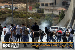 درگیری نیروهای آل خلیفه با تظاهرکنندگان روز قدس