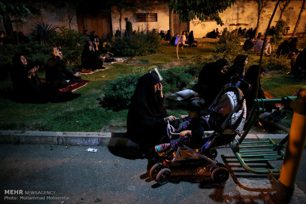 مراسم احیای شب بیست و سوم ماه رمضان در تهران