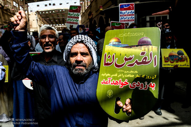 راهپیمایی روز قدس در اهواز