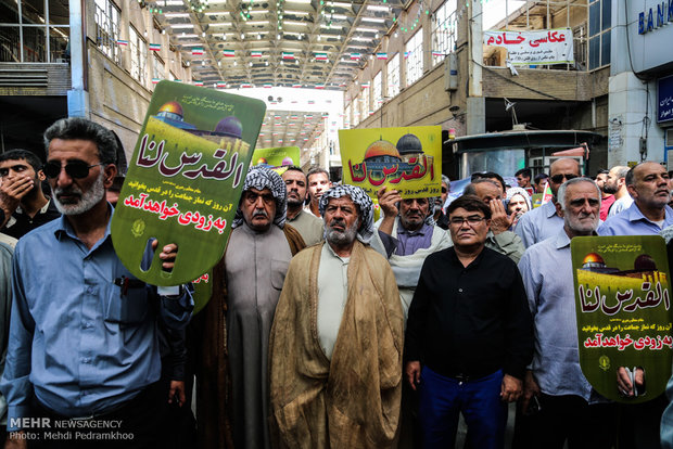 راهپیمایی روز قدس در اهواز