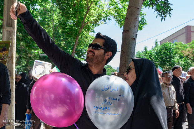 Intl. Quds Day rallies in provinces across Iran