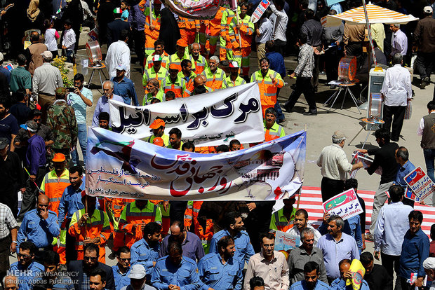 Intl. Quds Day rallies in provinces across Iran