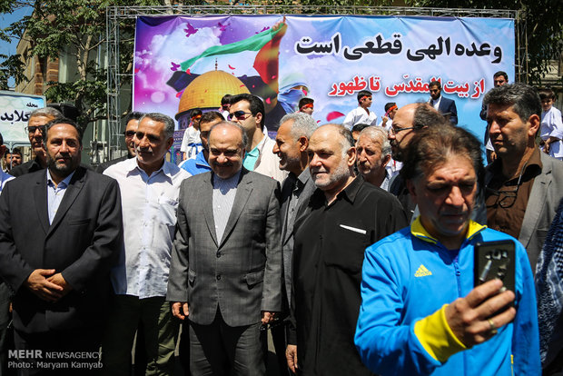 راهپیمایی روز قدس در تهران - ۱