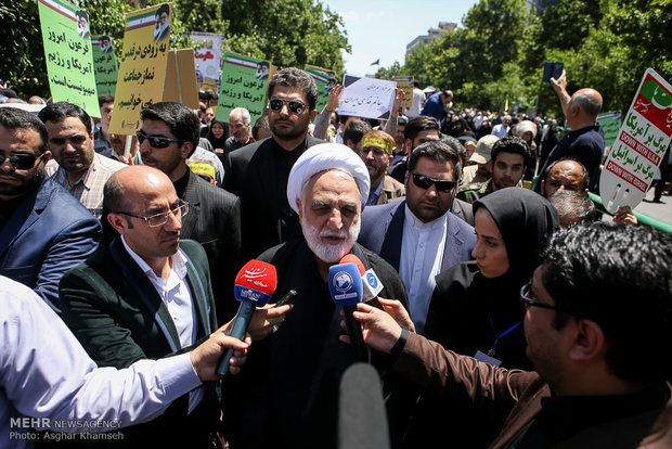 راهپیمایی روز قدس در تهران