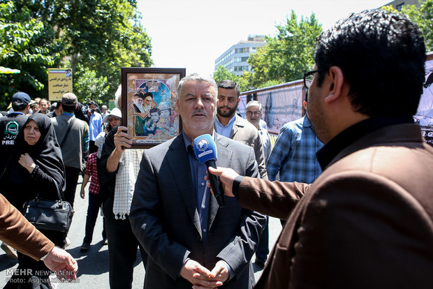 راهپیمایی روز قدس در تهران