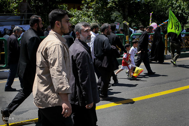 راهپیمایی روز قدس در تهران