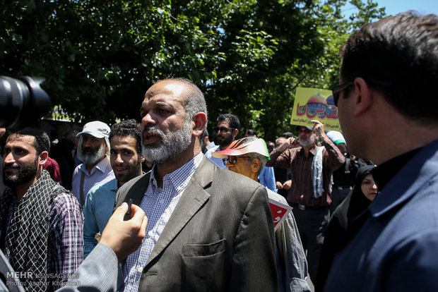 راهپیمایی روز قدس در تهران