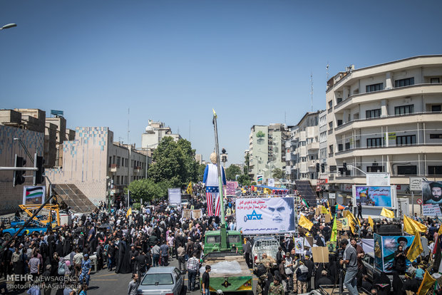 راهپیمایی روز قدس در تهران 