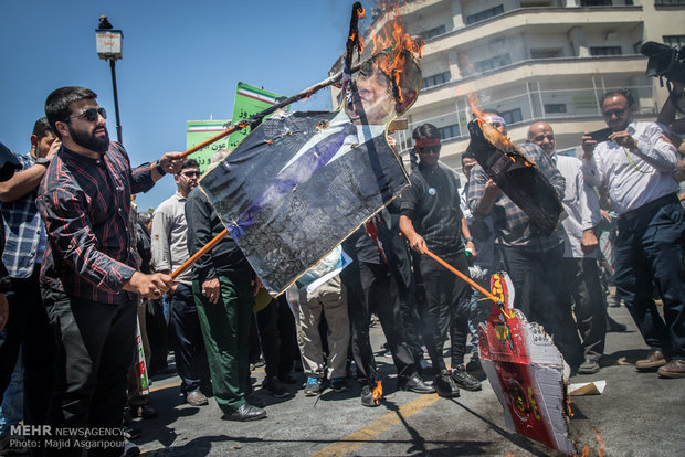 راهپیمایی روز قدس در تهران 