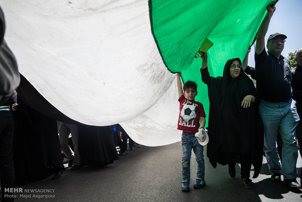 راهپیمایی روز قدس در تهران 