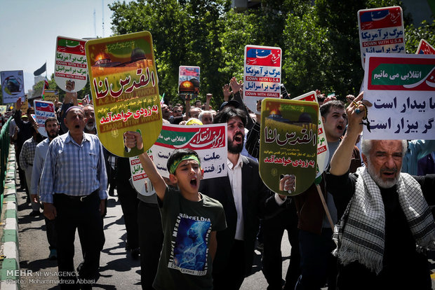 راهپیمایی روز قدس در تهران