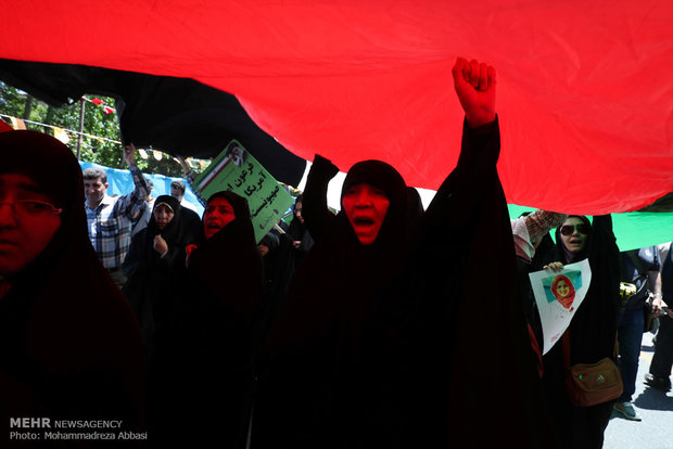 راهپیمایی روز قدس در تهران