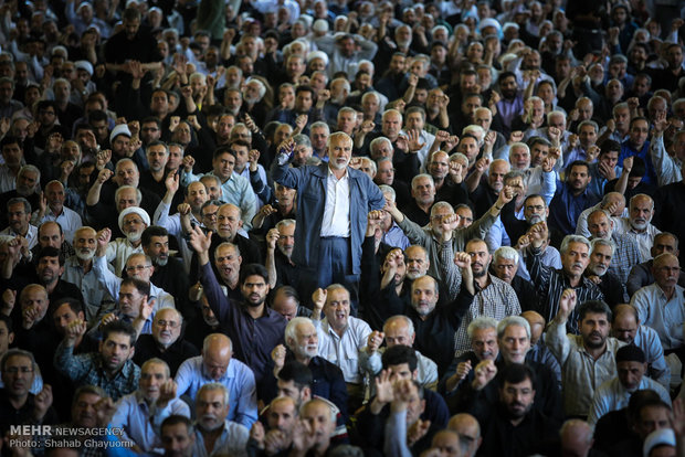 نمازجمعه تهران در روز جهانی قدس